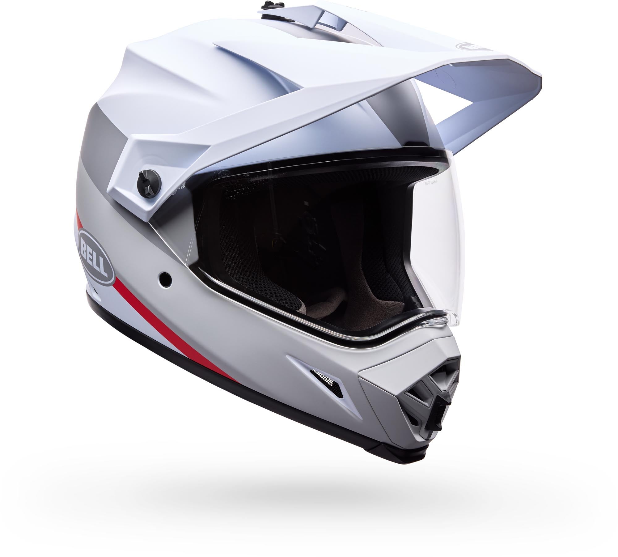 Bell MX-9 Adventure MIPS Trail Enduro Helm weiß/rot XS (53/54) Abbildung 1