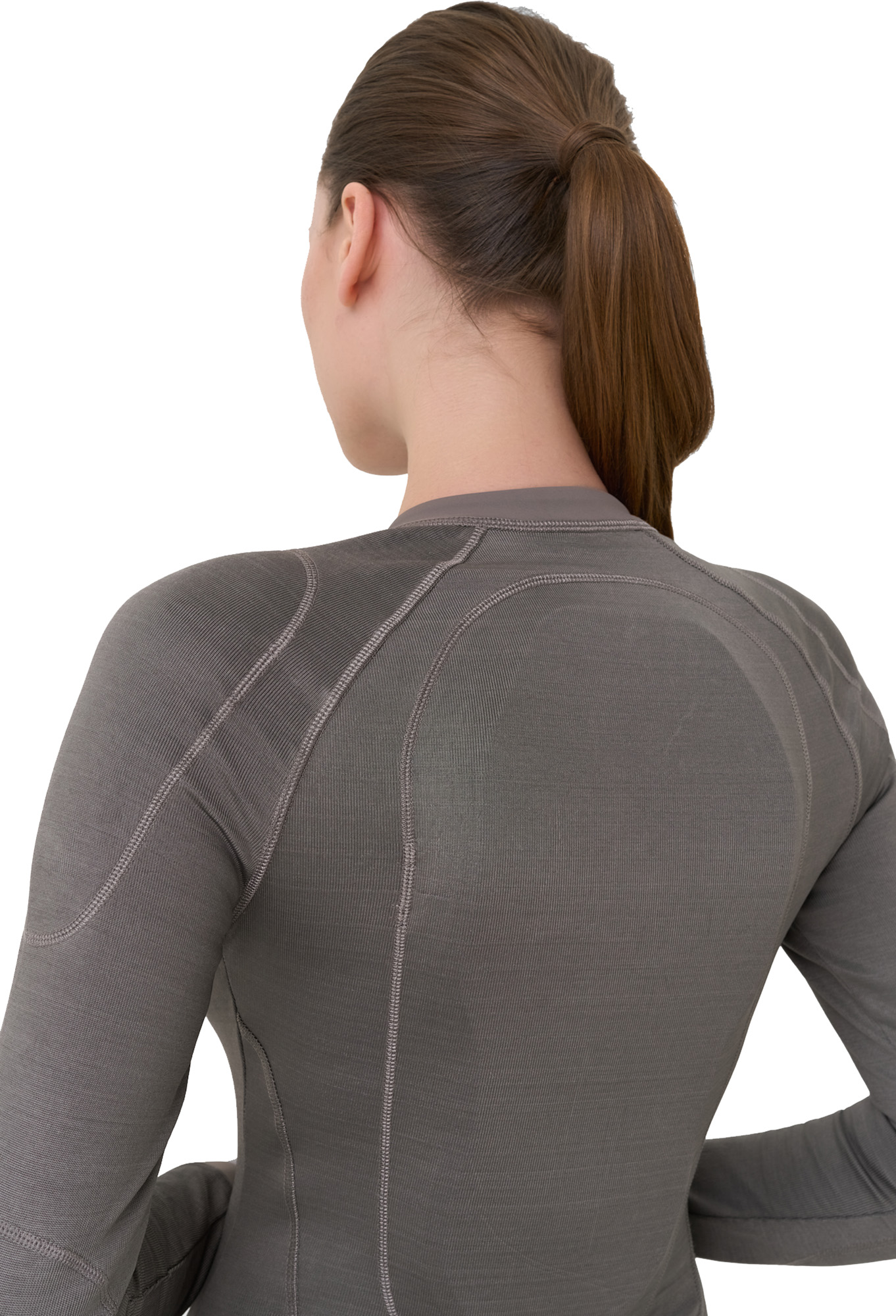 Pando Moto Shell WW AA Baselayer Дамска риза с дълъг ръкав сив XL Фигура 8