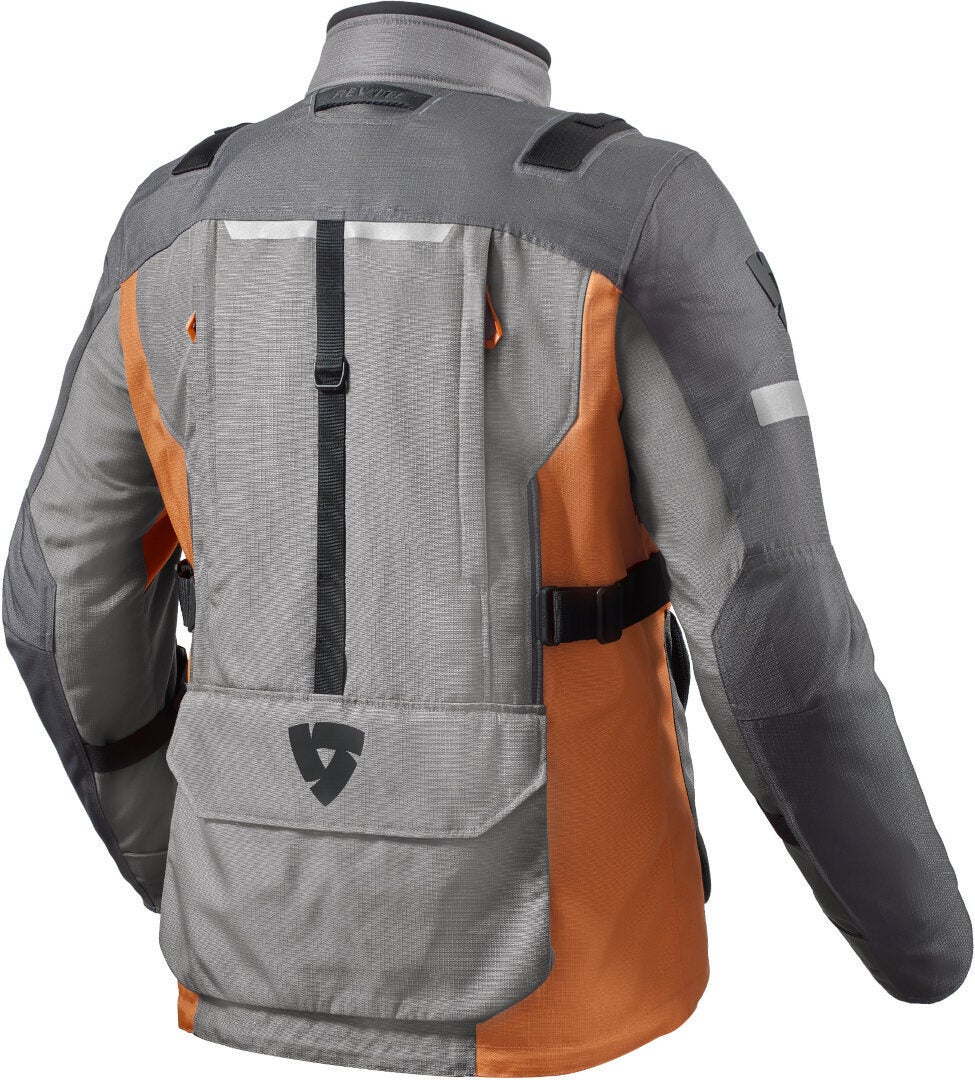 Revit Sand 4 H2O Motorcycle Textile Jacket grey/orange XL Figure 2