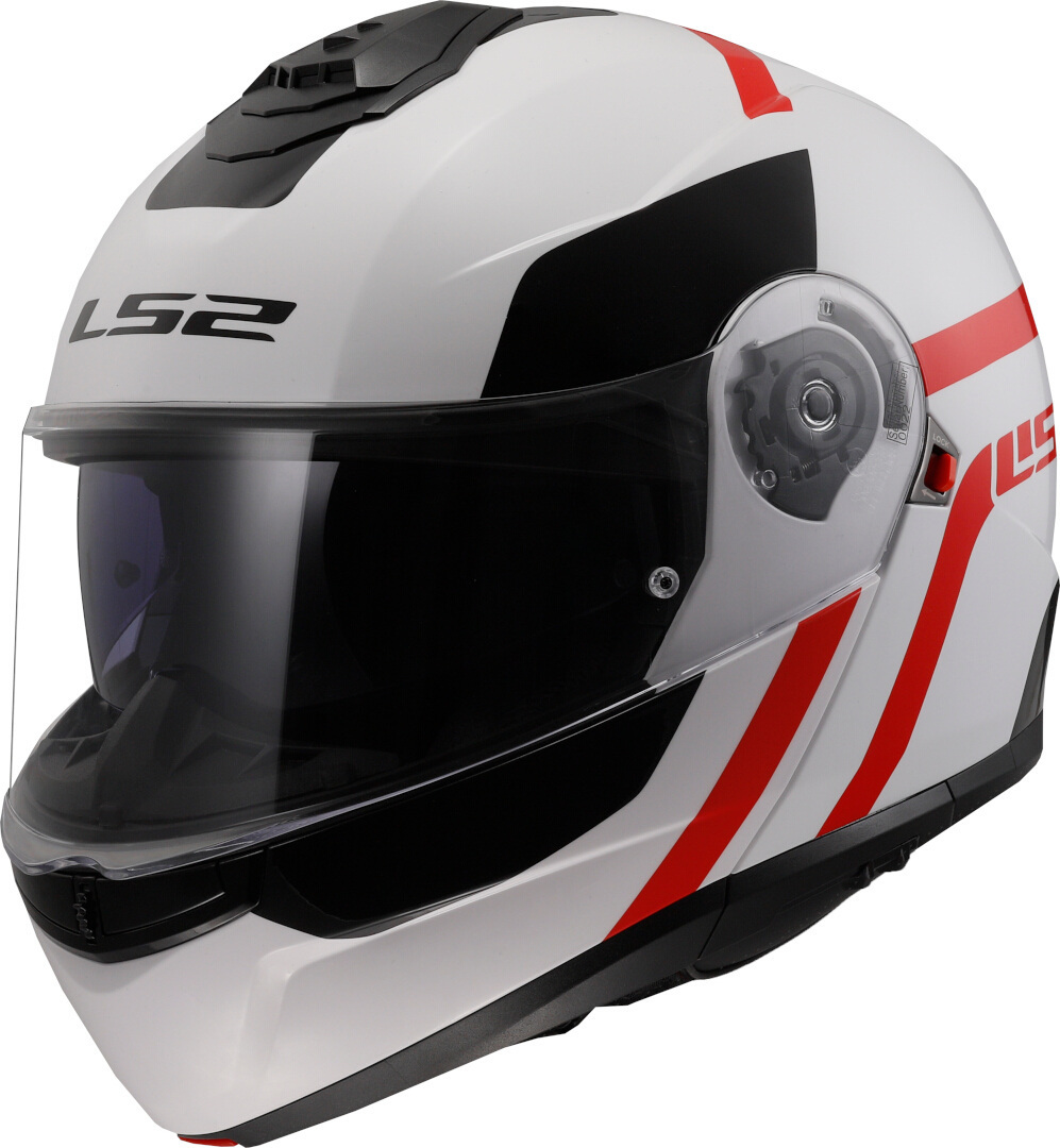 LS2 FF908 Strobe II Autox Kypärä valkoinen/punainen XL (61/62) Kuva 1
