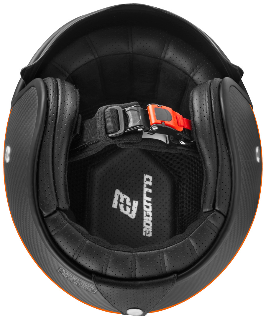 Bogotto V587 Crono Carbon Cască cu reacție Negru mat/portocaliu L Figura 3