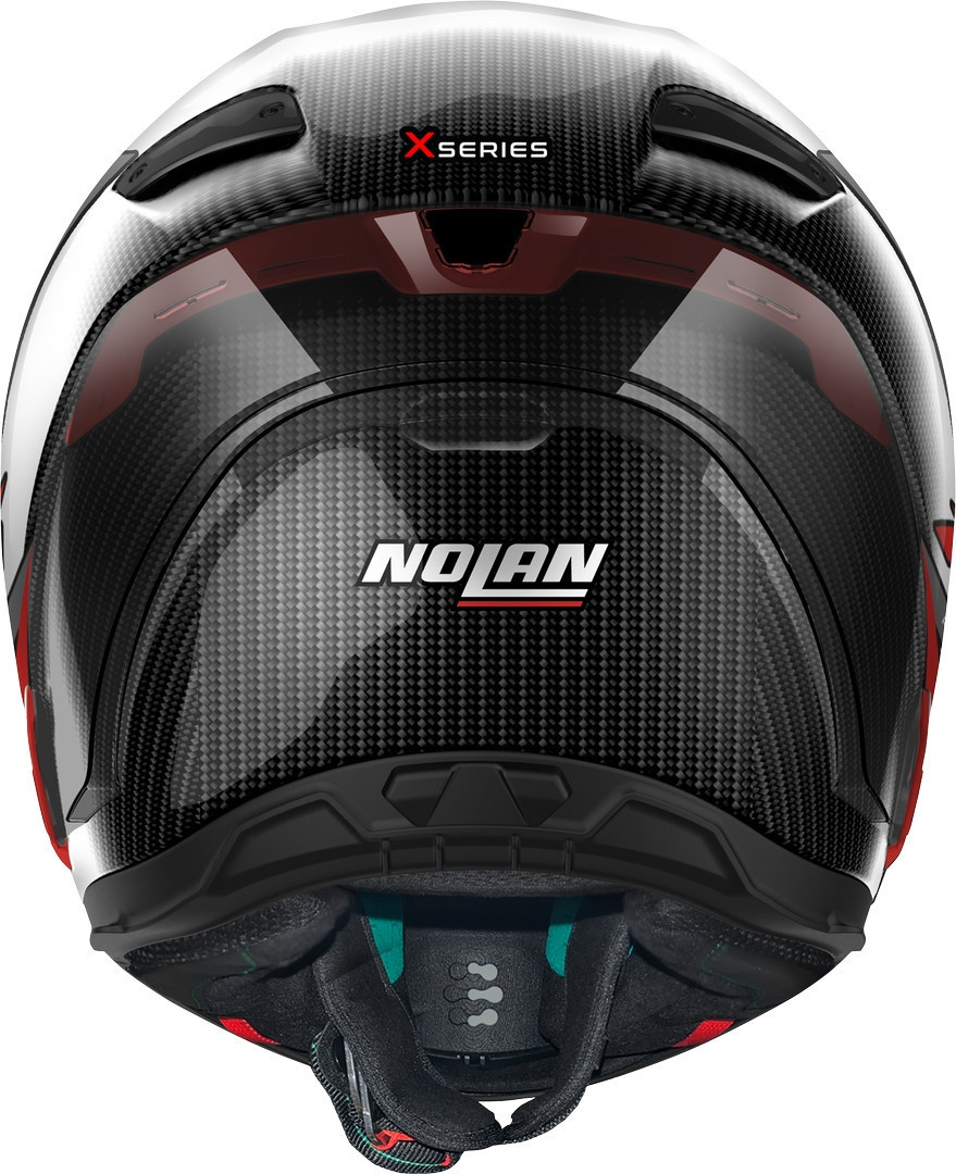 Nolan X-804 RS Ultra Carbon Hot Lap Hjälm svart/grå/röd XL (62) Figur 4