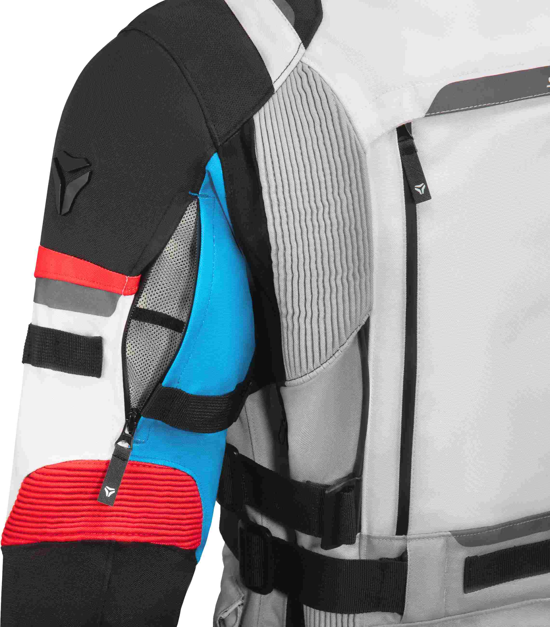 Seca Arrakis III waterproof Motorcycle Textile Jacket grey/blue/red L Figure 11