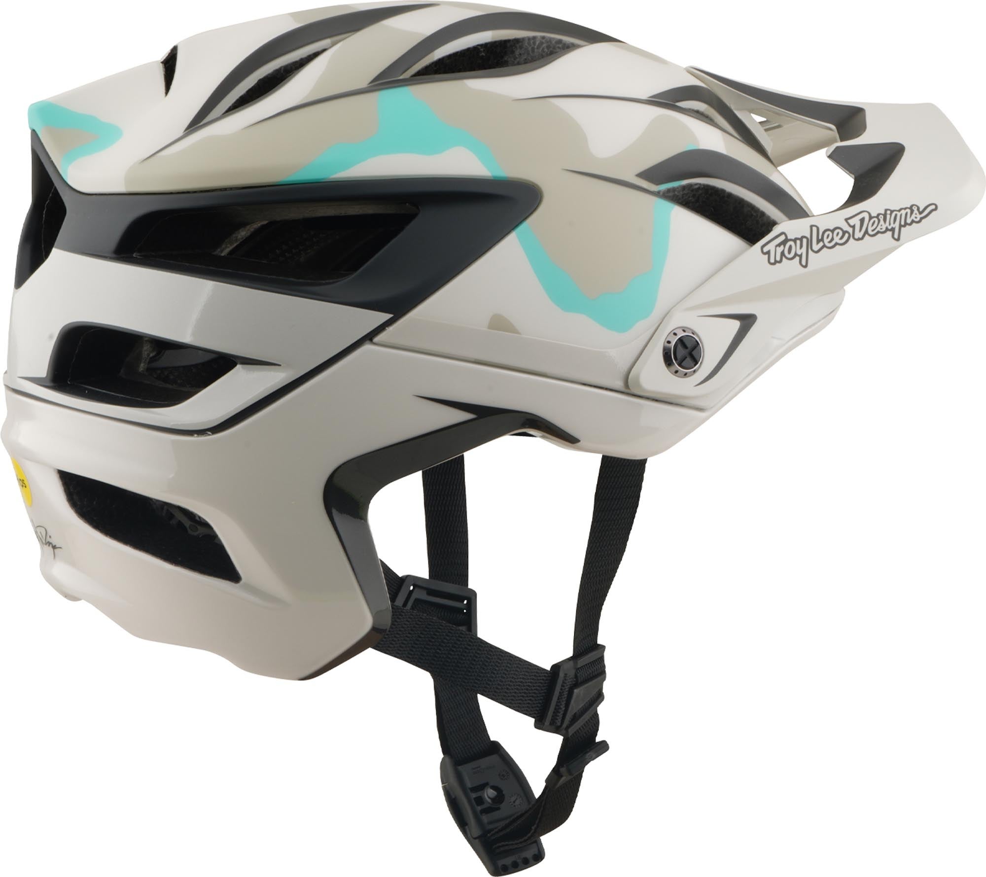 Troy Lee Designs A3 MIPS Halo Camo Fietshelm wit/camouflage XS-S (53/56) Figuur 4