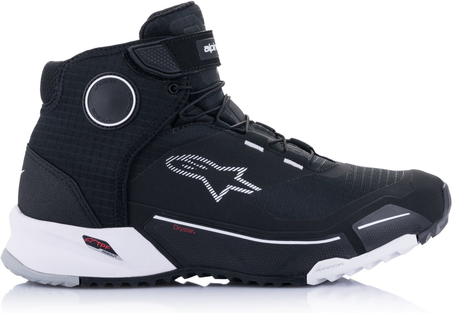 Alpinestars CR-X Drystar Motorcykel Sko Sort/hvid 14 (48) Figur 3