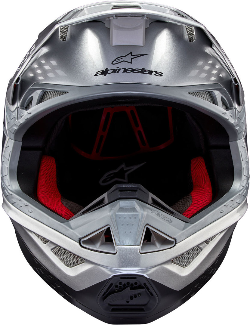 Alpinestars Supertech S-M10 Flood 2024 Cască de motocross Negru/Argintiu/Roșu XL (61/62) Figura 6