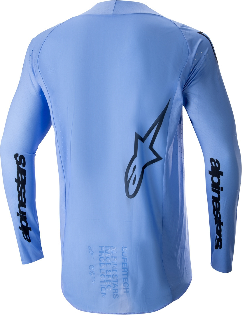 Alpinestars Supertech Dade Motocross Jersey hellblau L Abbildung 2