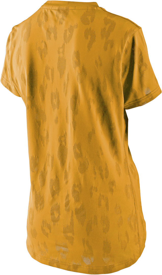 Troy Lee Designs Lilium Jacquard Tricou de bicicletă pentru doamne cu mânecă scurtă galben XS Figura 2