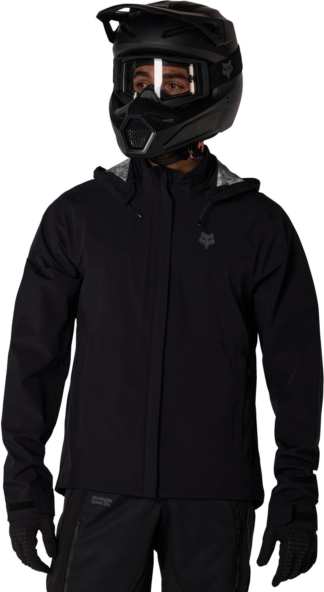 FOX Ranger Off-Road Packable Motocross Rain Jacket black M Figure 3