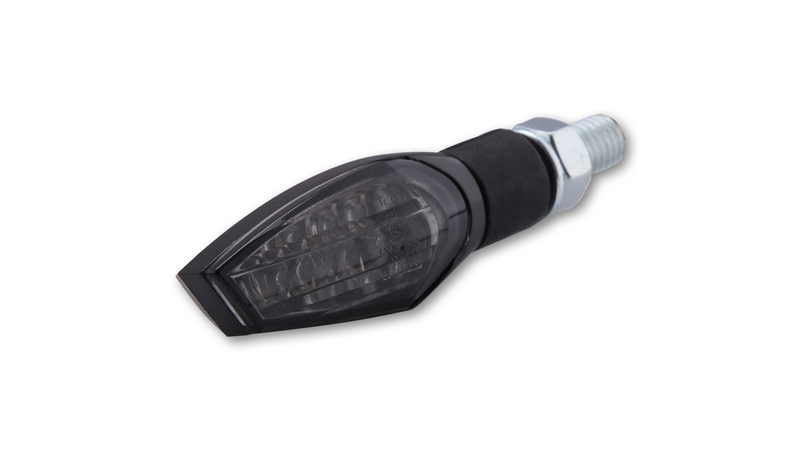 HIGHSIDER Smart Nova LED-indikator Kropp Svart / Lins Rökt (Par), Fram & Bak Figur 6