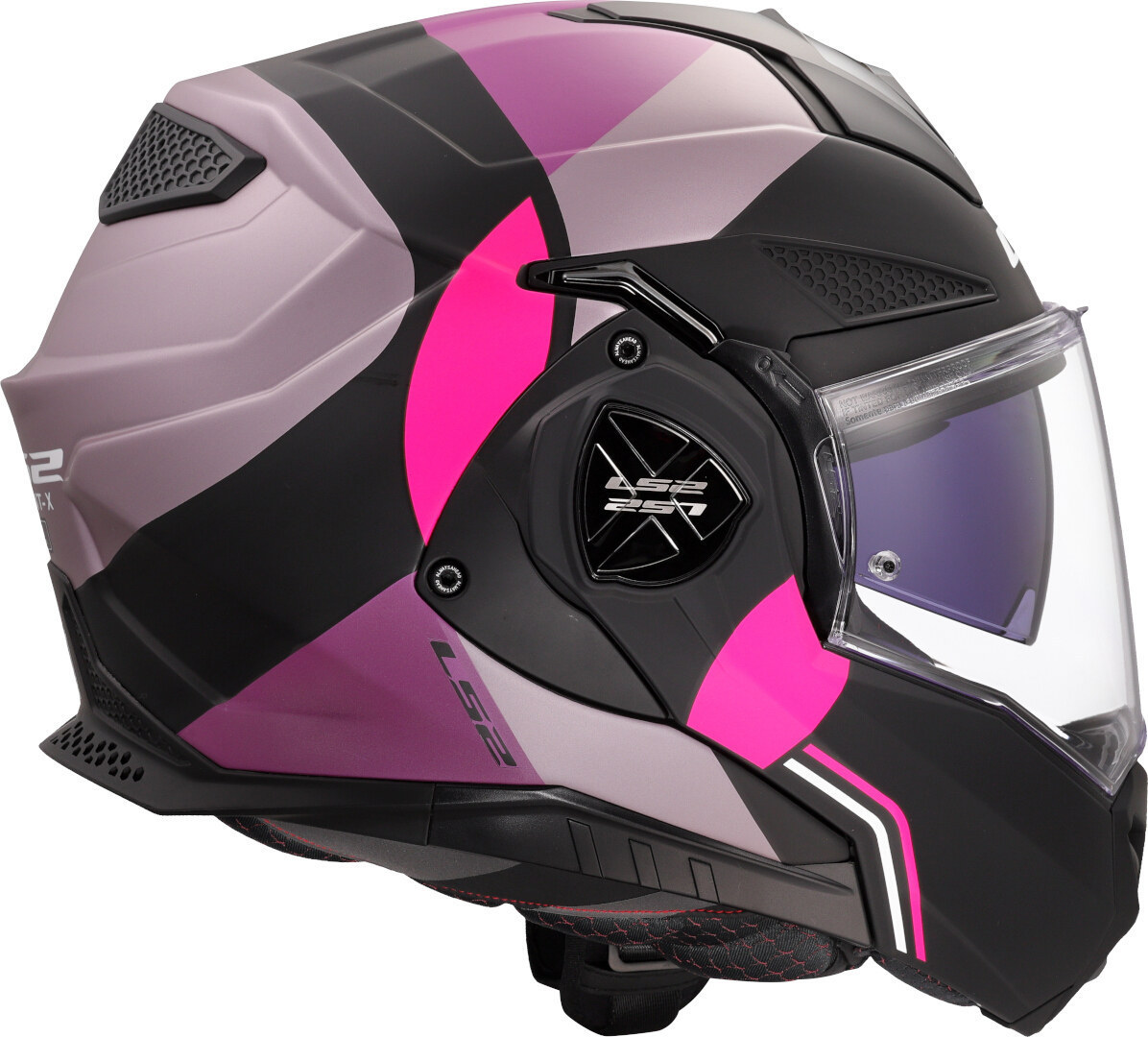 LS2 FF901 Advant X Ultra Klapphelm grau/pink S (55/56) Abbildung 6