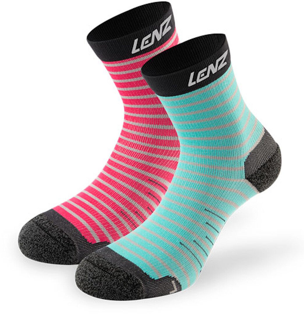 Lenz 1.0 Outdoor Sokker til barn lyseblå/rosa 35-38 Figur 1