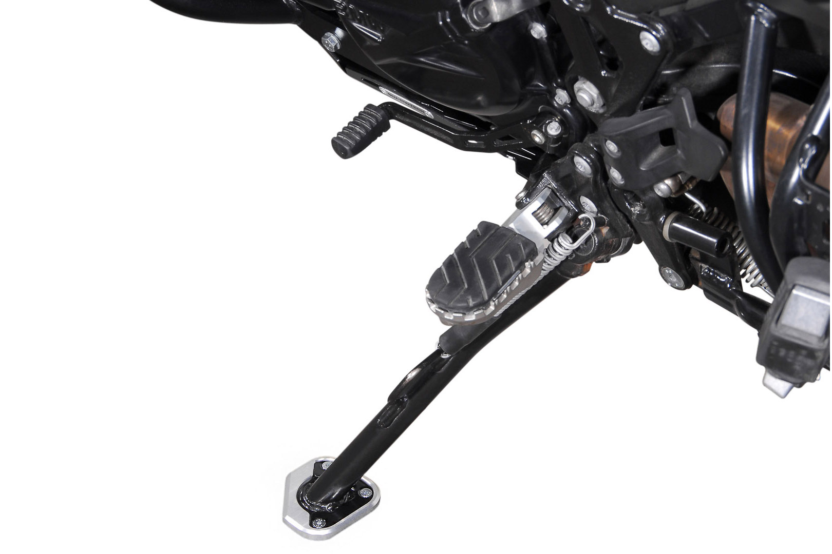 Extensie SW-Motech pentru piciorul lateral - Negru/argintiu. BMW F 800 GS/Adv, Husqvarna TR650. Figura 3