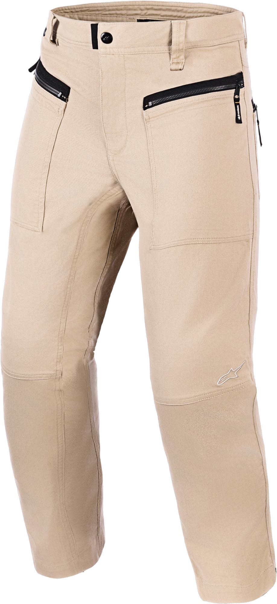 Alpinestars Flex-Ast Canvas Motorcycle Textile Pants beige Short S Figure 1
