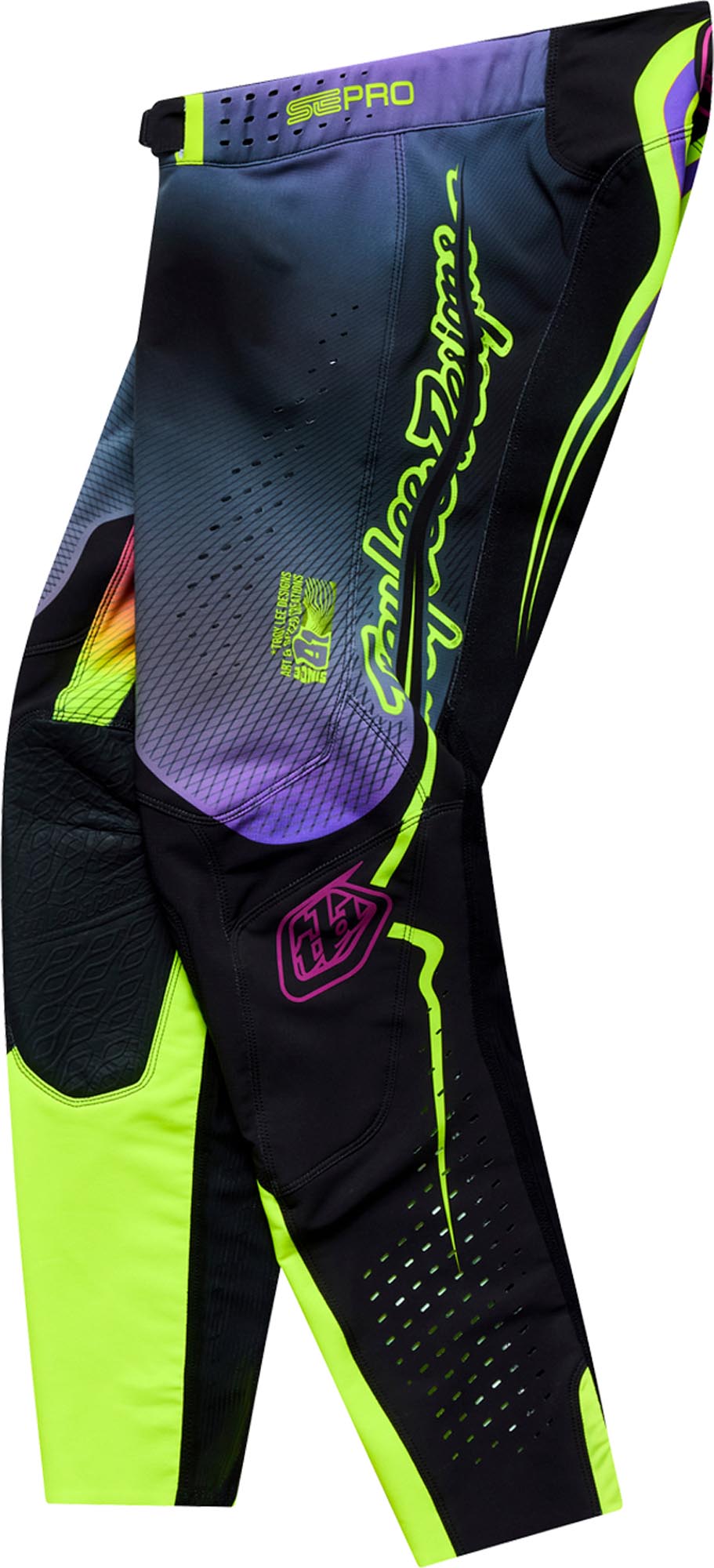 Troy Lee Designs SE Pro Wander Spodnie motocrossowe /fioletowy/neonowo-żółty 30 Rysunek 1
