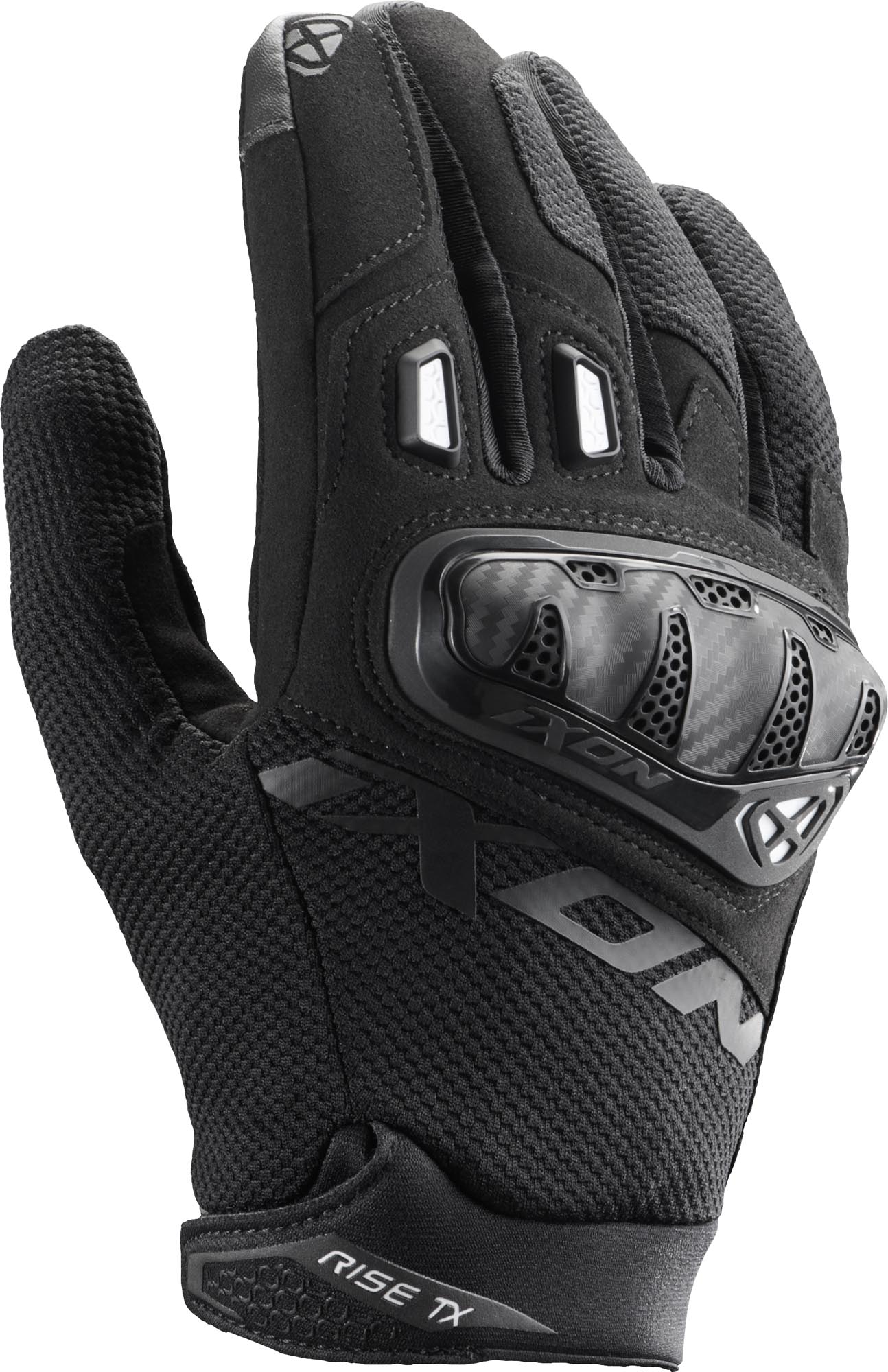 Ixon Rise TX Motorcycle Gloves black/white 2XL Figure 1