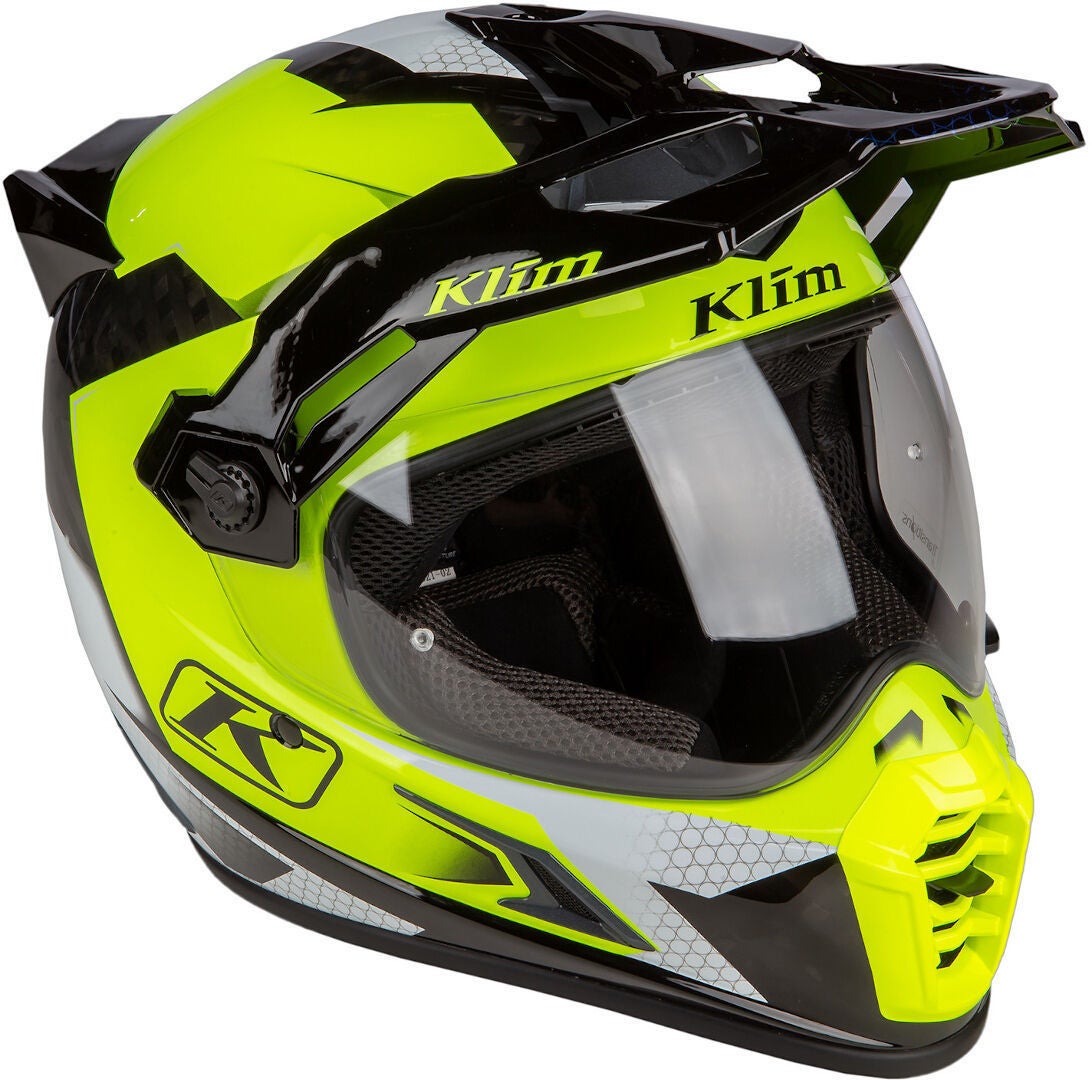 Klim Krios Pro Charger Casco da motocross nero/giallo neon M (57/58) Figura 3