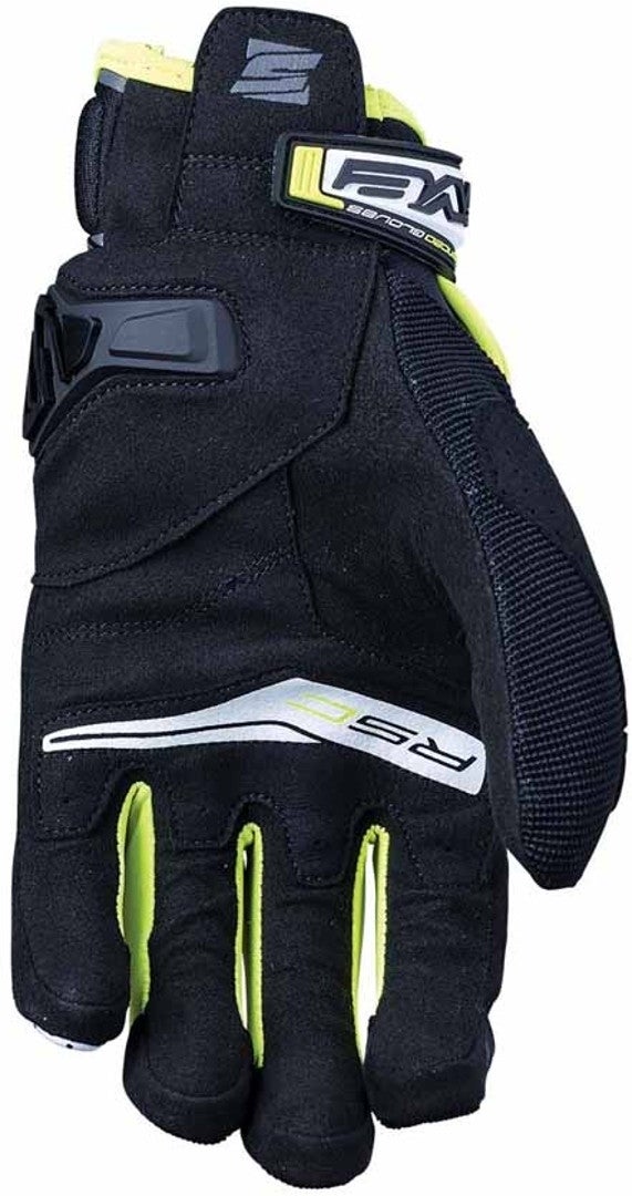 Five RS-C Motorcycle Gloves black/white/neon-yellow L Figure 2