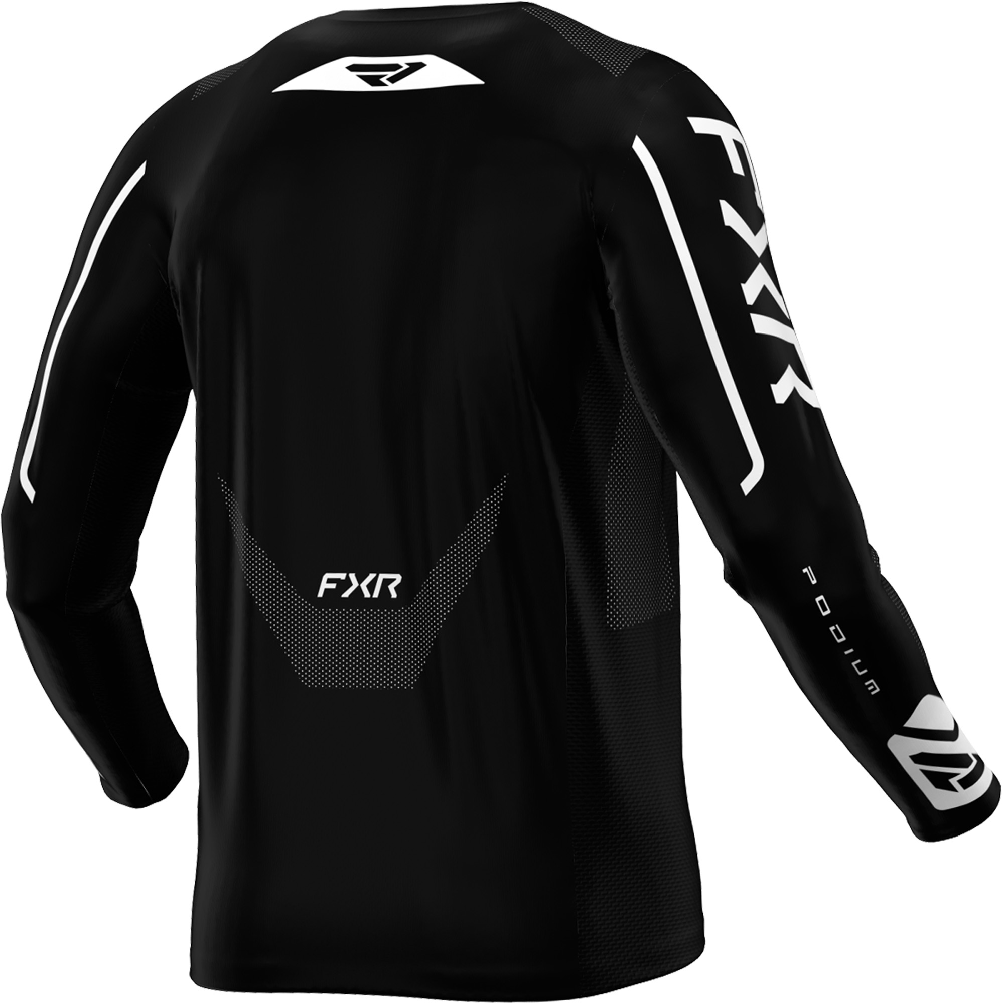 FXR Podium Relay Maillot de motocross Noir/Blanc M Figure 2