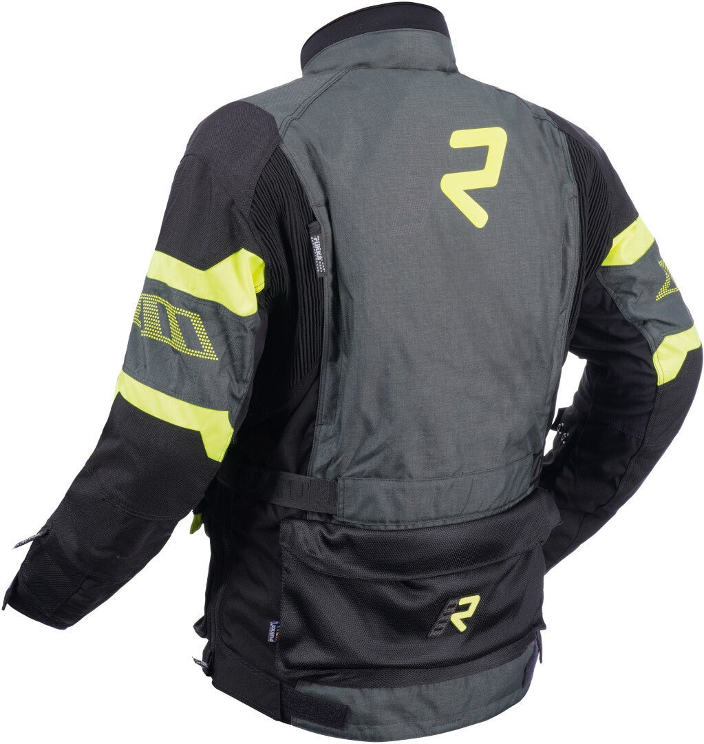 Rukka Madagasca-R Giacca tessile moto antracite/nero/giallo 48 Figura 2