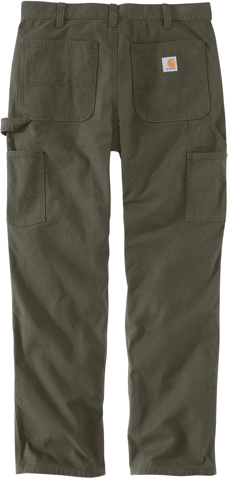 Carhartt Relaxed Straight Rugged Flex Duck Dungaree Pants Dark Olive 34/34 Figure 2