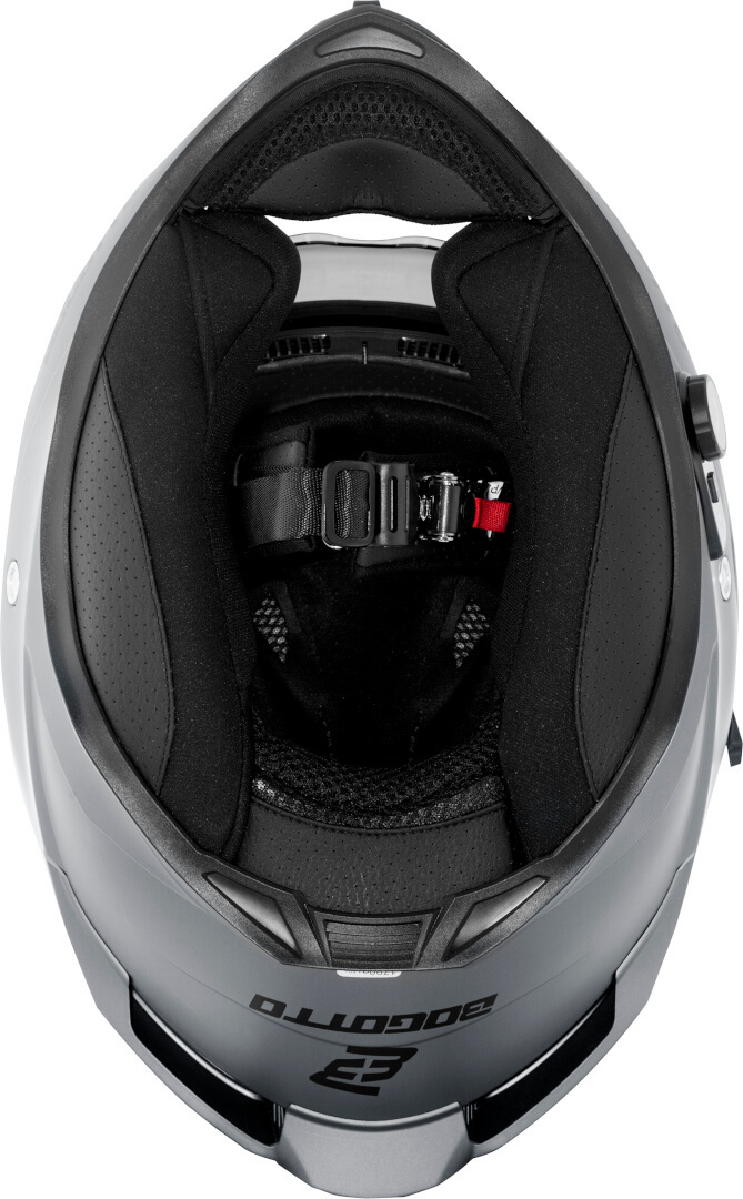 Bogotto H153 BT Bluetooth Helm hellgrau matt L Abbildung 4