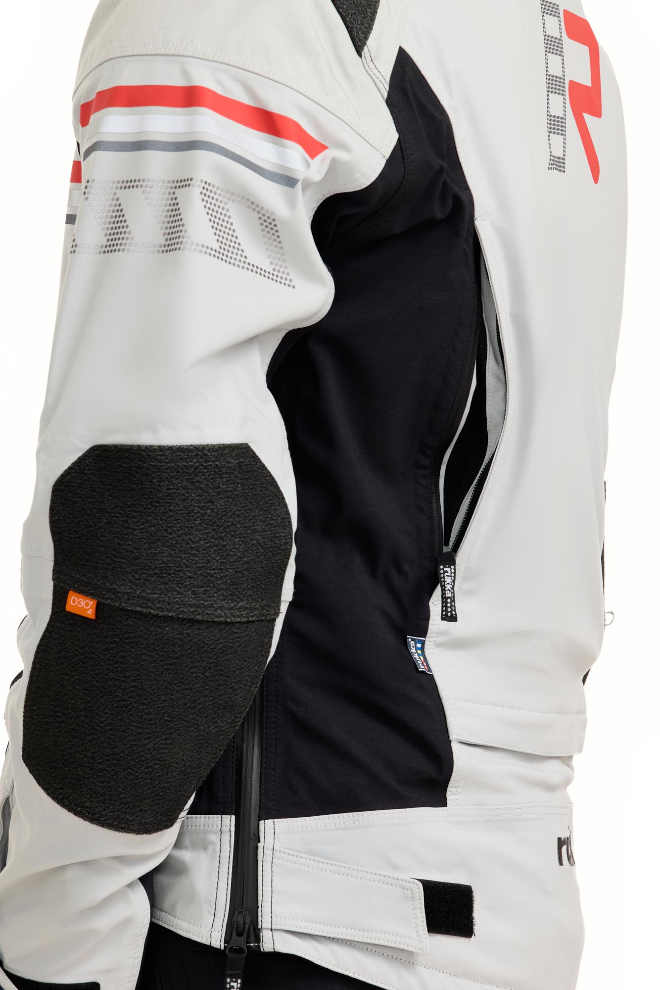 Rukka Armatou-R Motorfiets textiel jas grijs/rood 64 Figuur 5