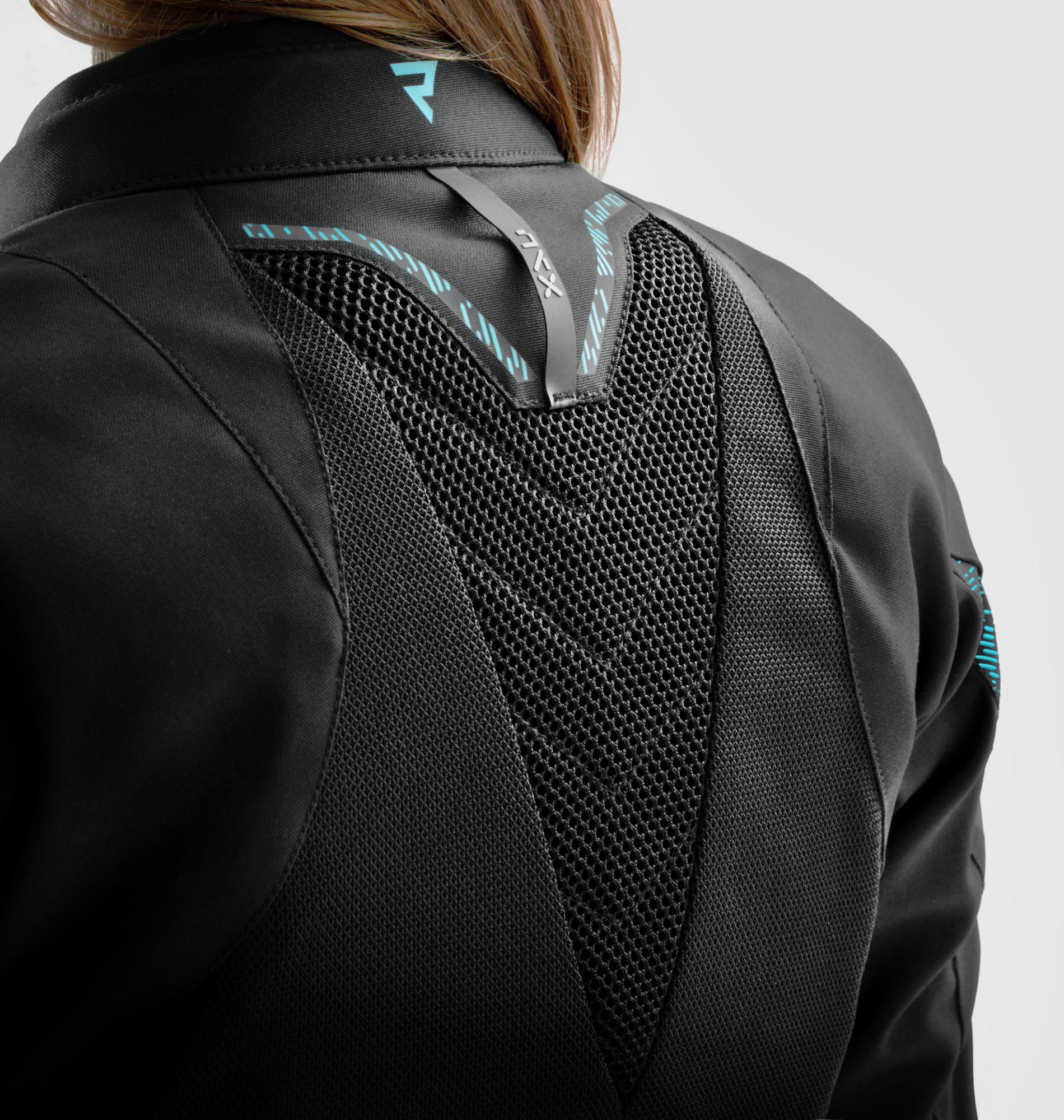 Rebelhorn Jax waterproof Ladies Motorcycle Textile Jacket black/blue L Figure 4