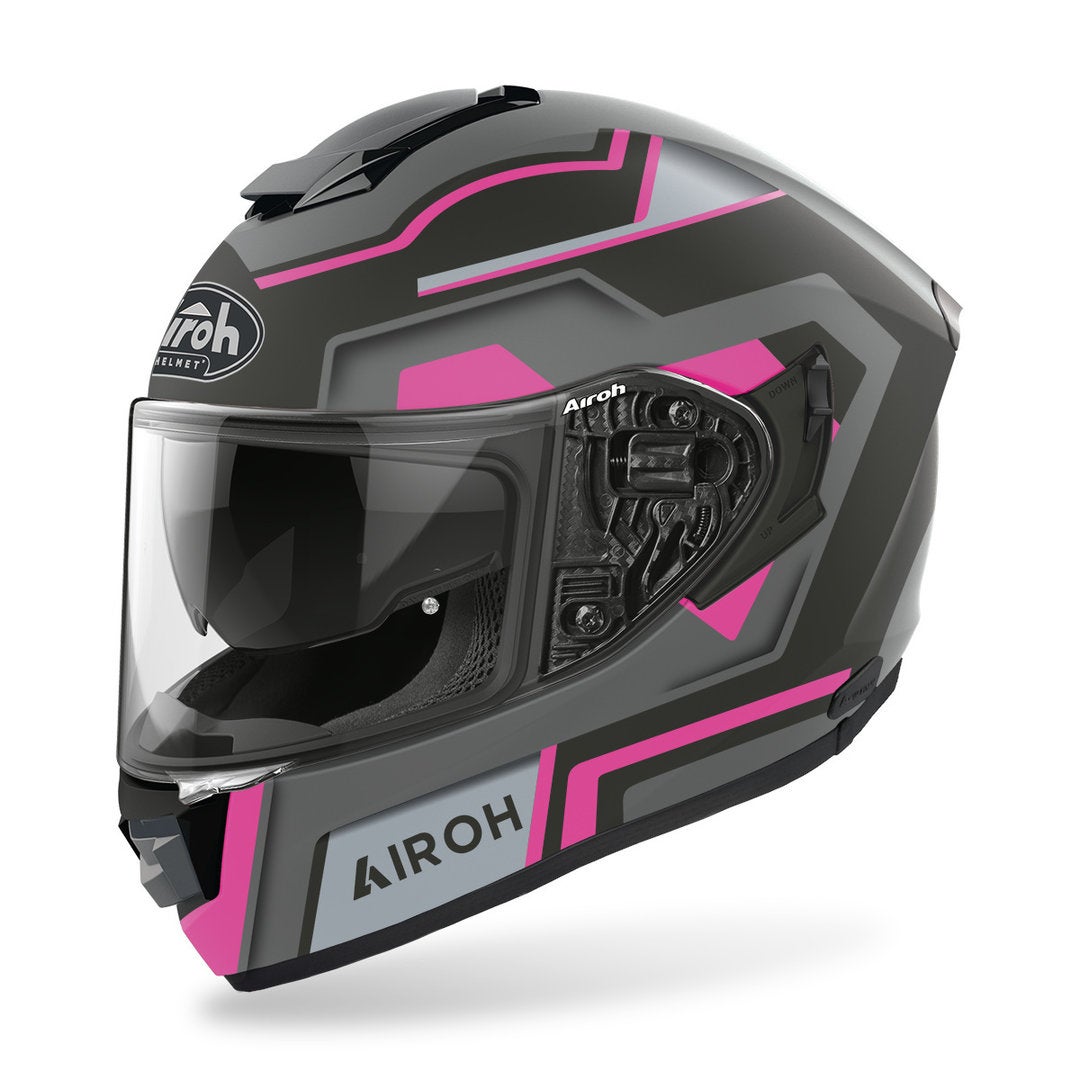 Airoh ST.501 Square Hjelm sort mat/pink M (57/58) Figur 1