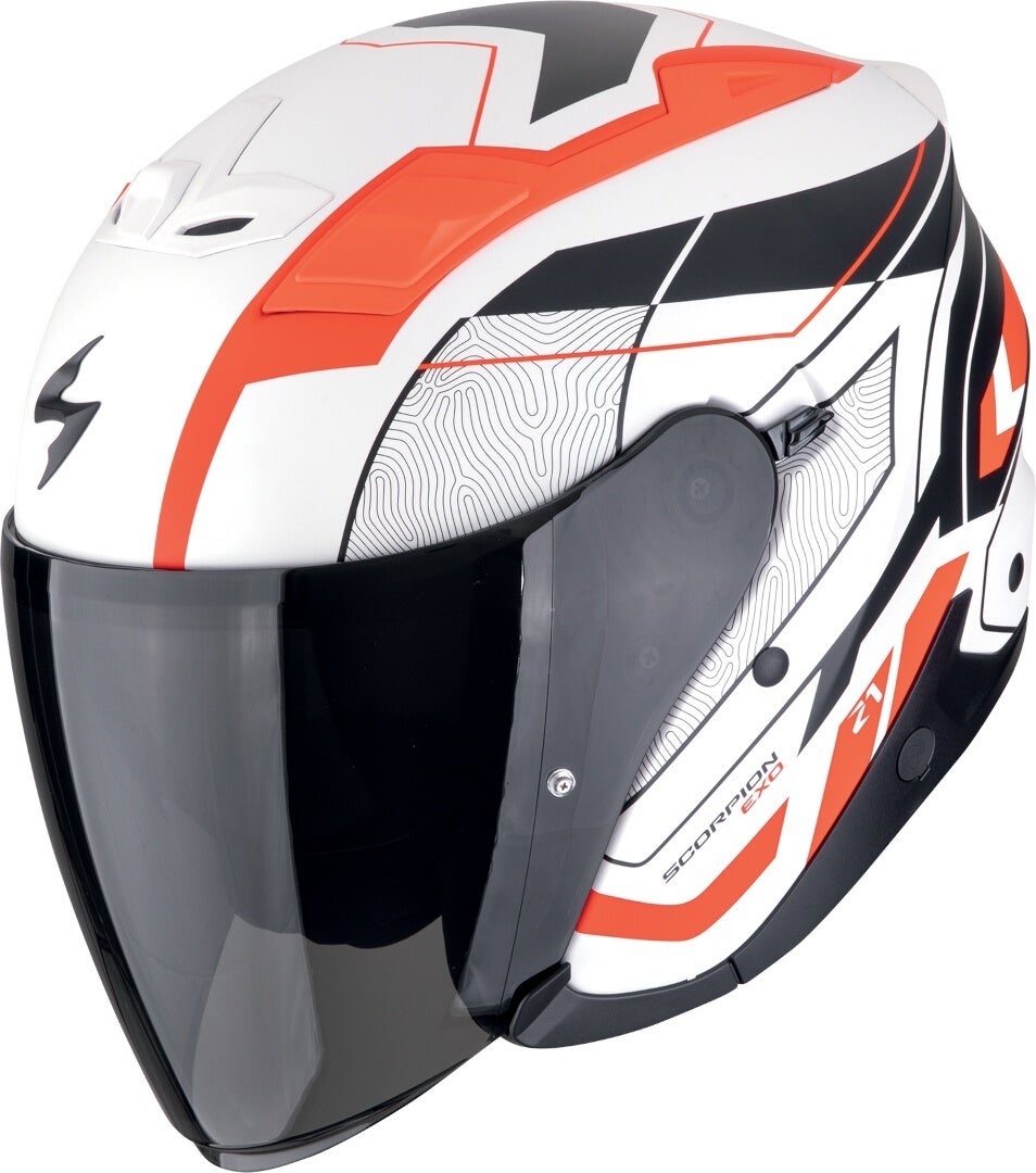 Scorpion EXO Z1 Vue Jethelm weiß matt/schwarz/rot L (59/60) Abbildung 1