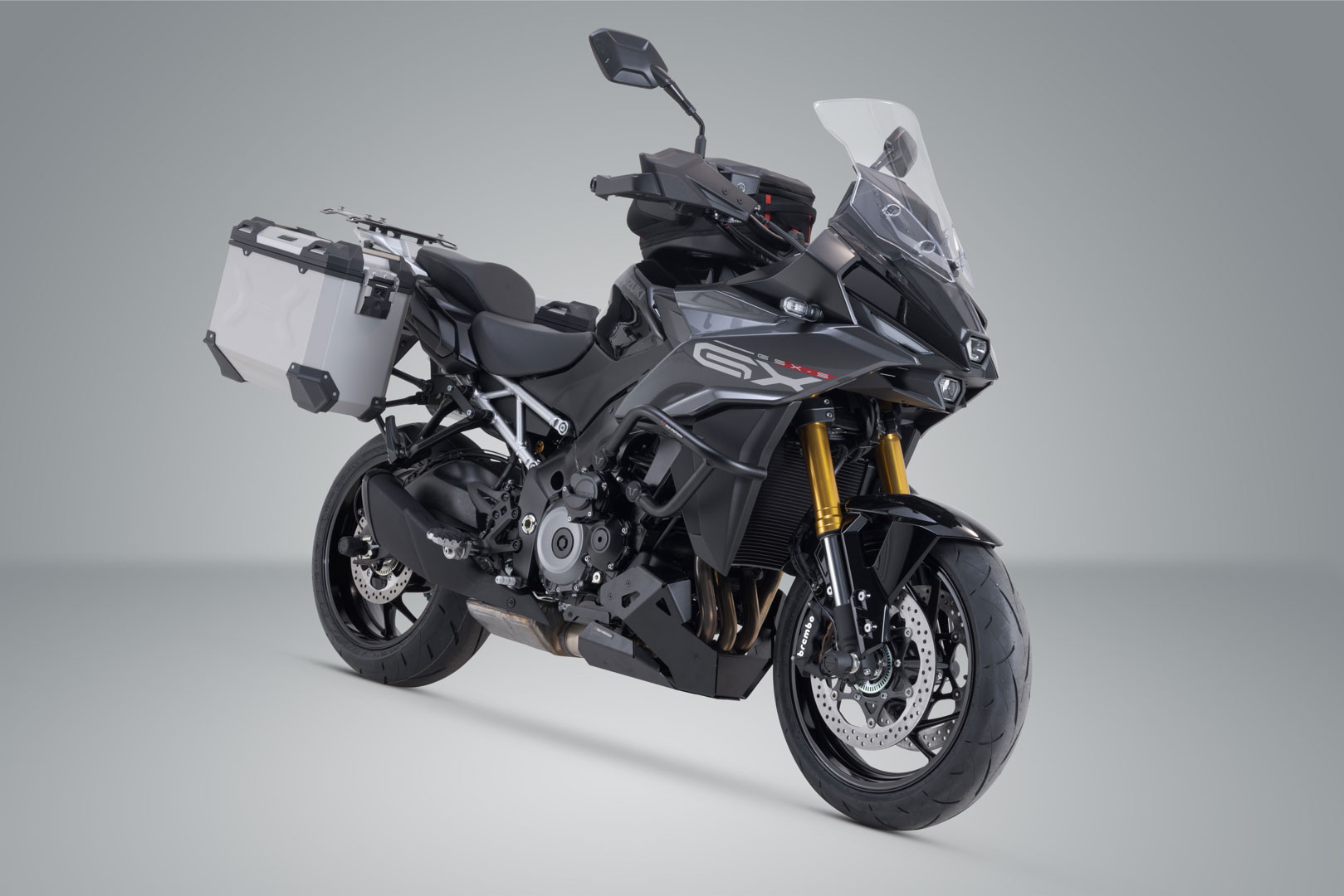 Sistem de carcasă din aluminiu SW-Motech TRAX ADV - Argintiu. 37/37 l. Suzuki GSX-S1000GX (23-). Figura 2