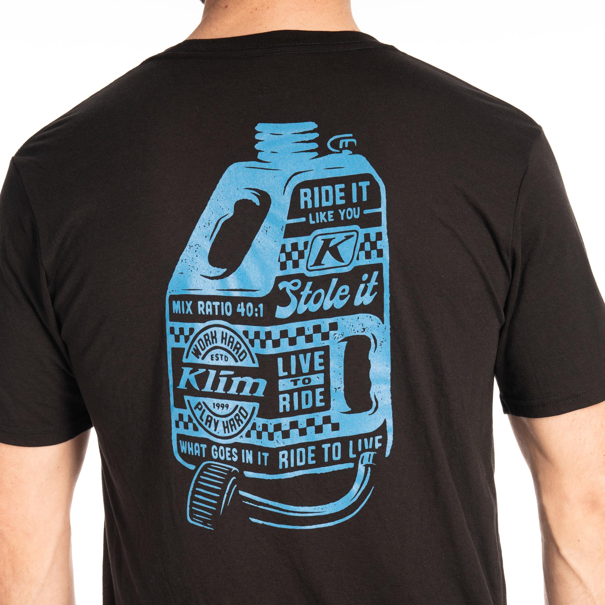 Klim Live to Ride Tri-Blend T恤 黑色 3XL 圖4