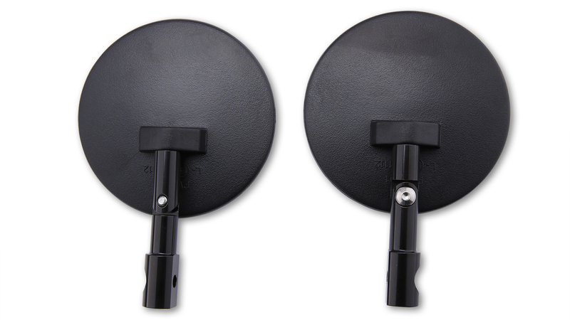 HIGHSIDER smart Bar End Mirror SuperBike Svart (Par) Figur 1