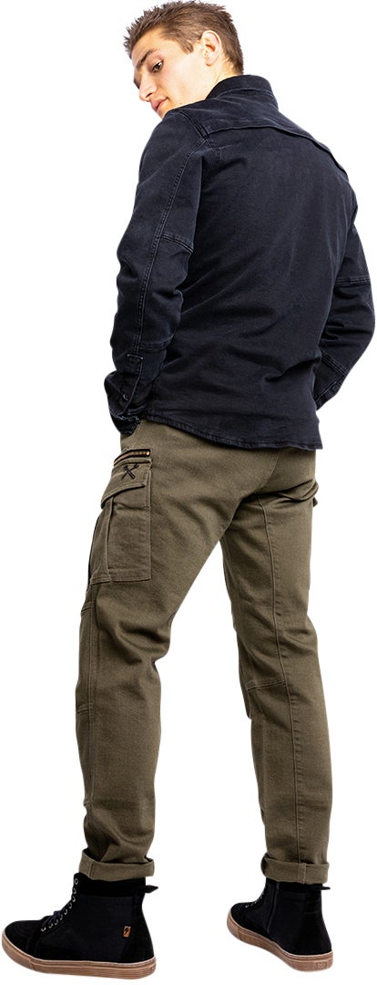 John Doe Defender Mono Dames Motorfiets Textiel Broek Olive 26 L34 Figuur 10