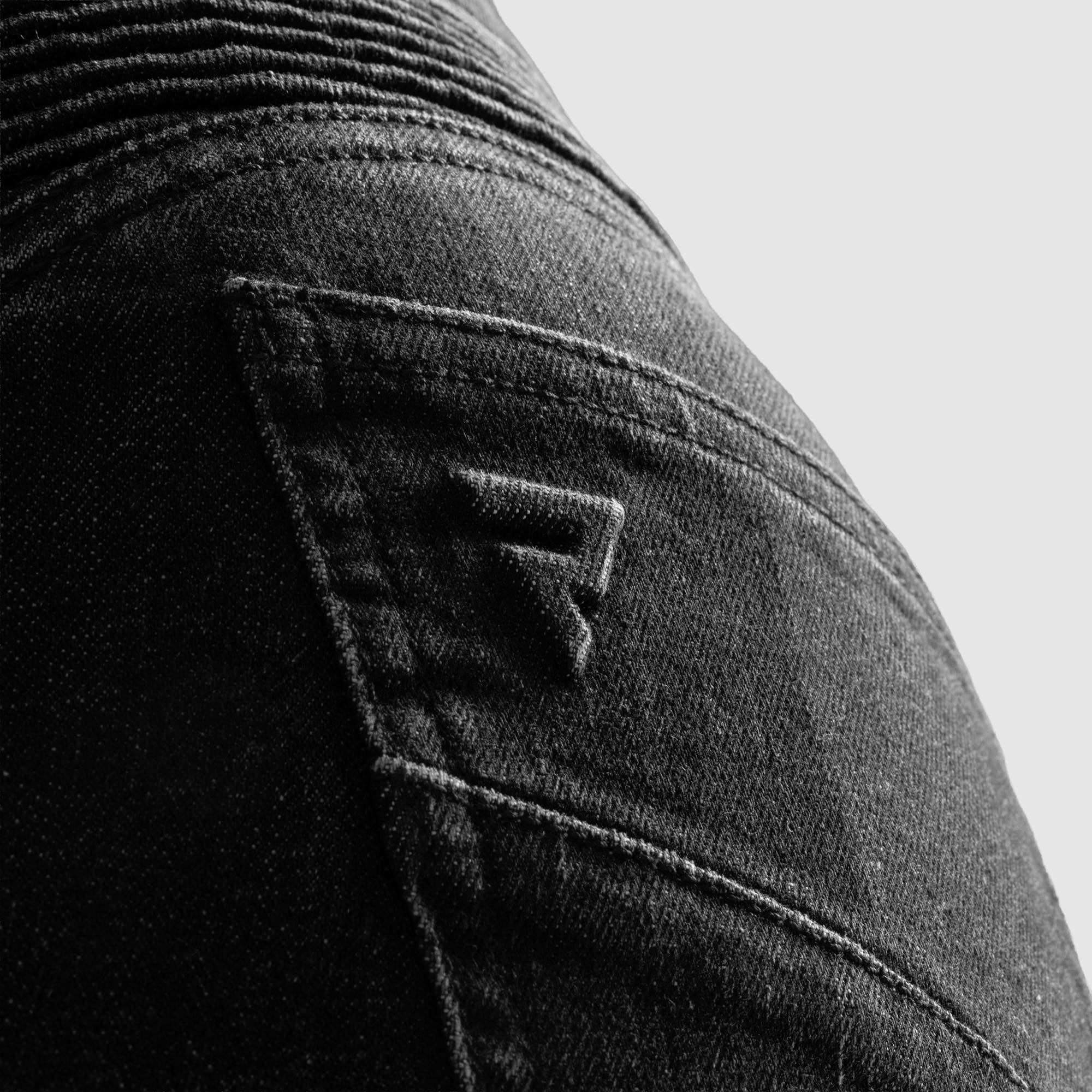 Rebelhorn Agness 2 Damer motorcykeljeans Sort udvasket 38/28 Figur 10