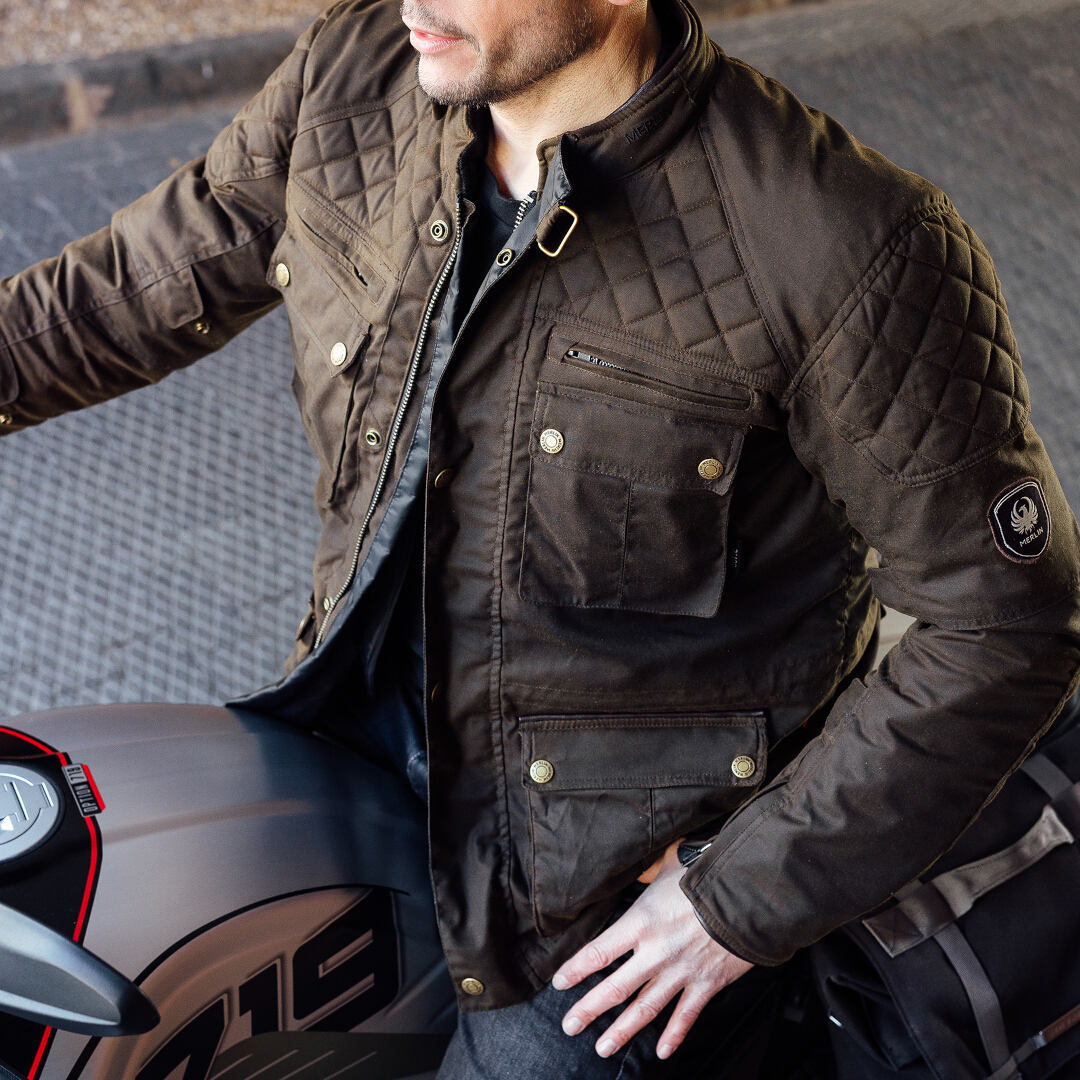 Merlin Edale II Motorcycle Textile Jacket brown 4XL Figure 4