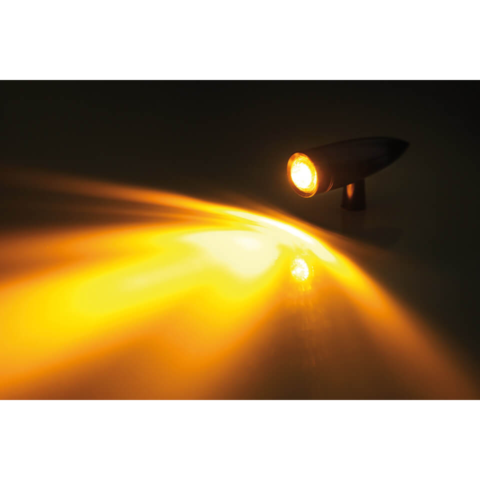 HIGHSIDER LED Blinker MONO BULLET LONG negru Figura 2