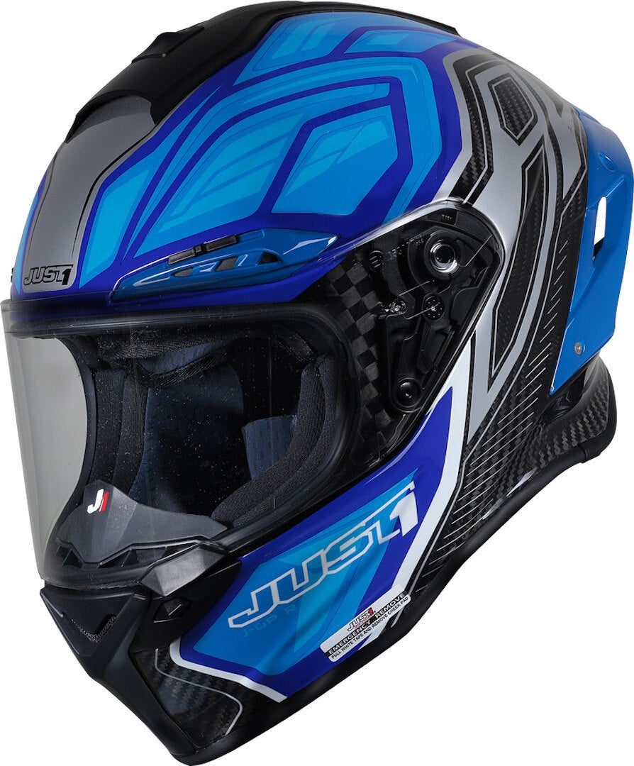 Just1 J-GPR Instinct Carbon Casco blu S (55/56) Figura 1