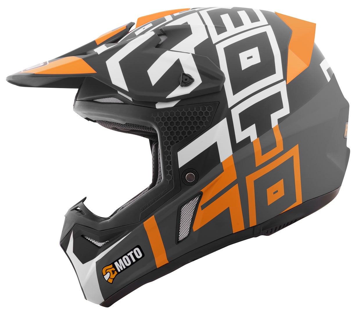 FC-Moto Merkur Flex Casco Motocross nero/bianco/rosso L Figura 3