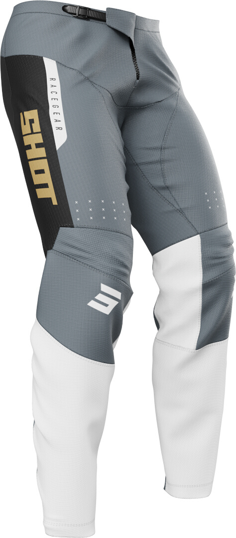 Shot Devo League Motorcross Broek grijs/zwart/wit 34 Figuur 2