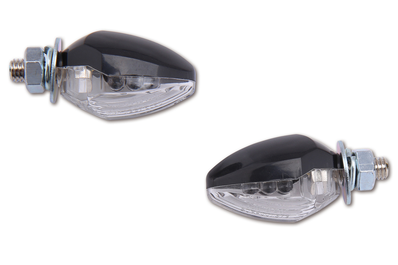 HIGHSIDER Smart Drop LED-indikator Hus Svart / Objektiv Klar (Par), Fram och Bak Figur 4