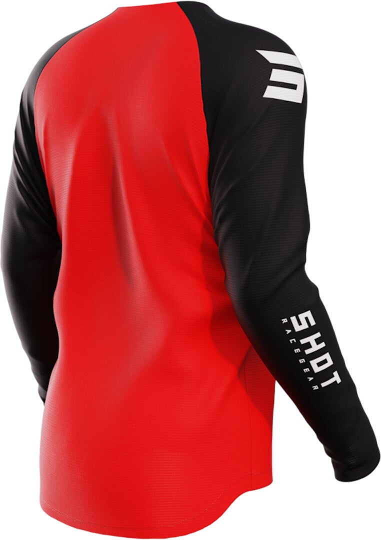 Shot Draw Escape Kids Motocross Jersey red/black 10/11 Figure 2