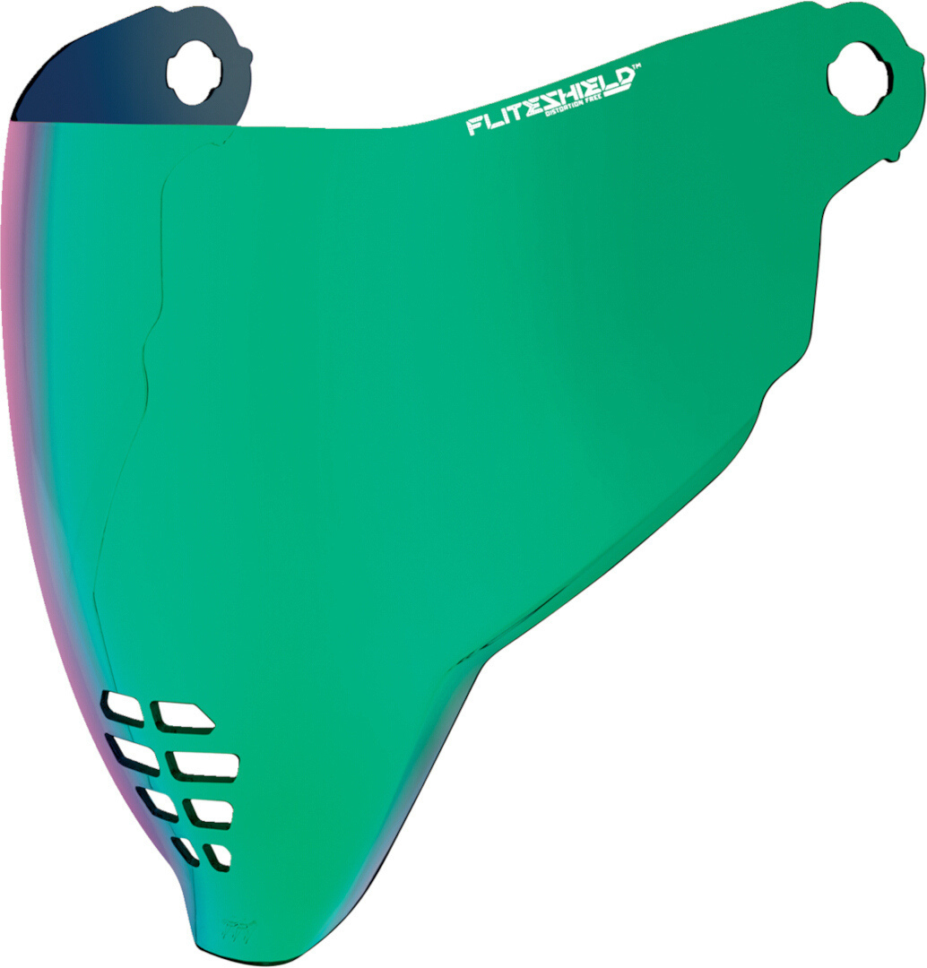 Icon Fliteshield 22.06 Vizor Iridium Green Figura 1
