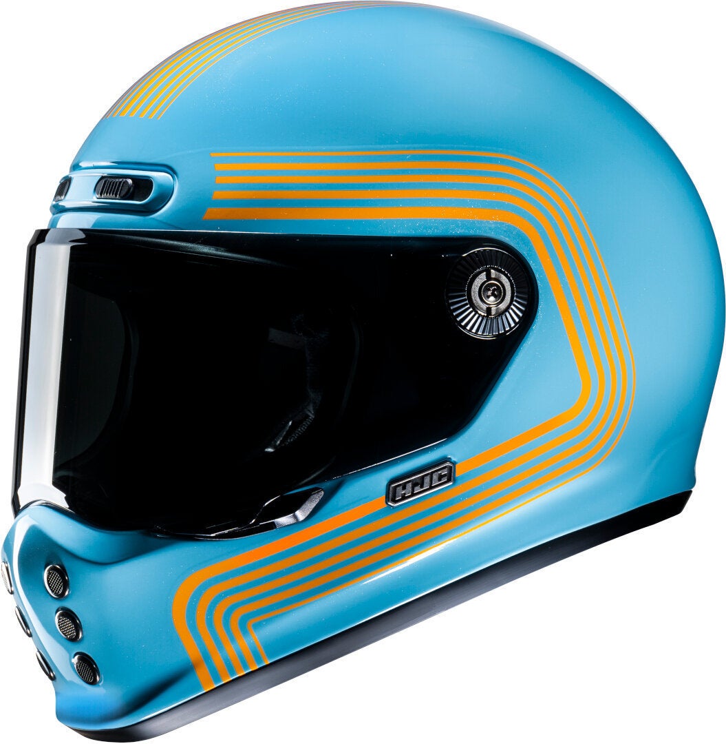 HJC V10 Foni Casco blu/arancione XL (60/61) Figura 1