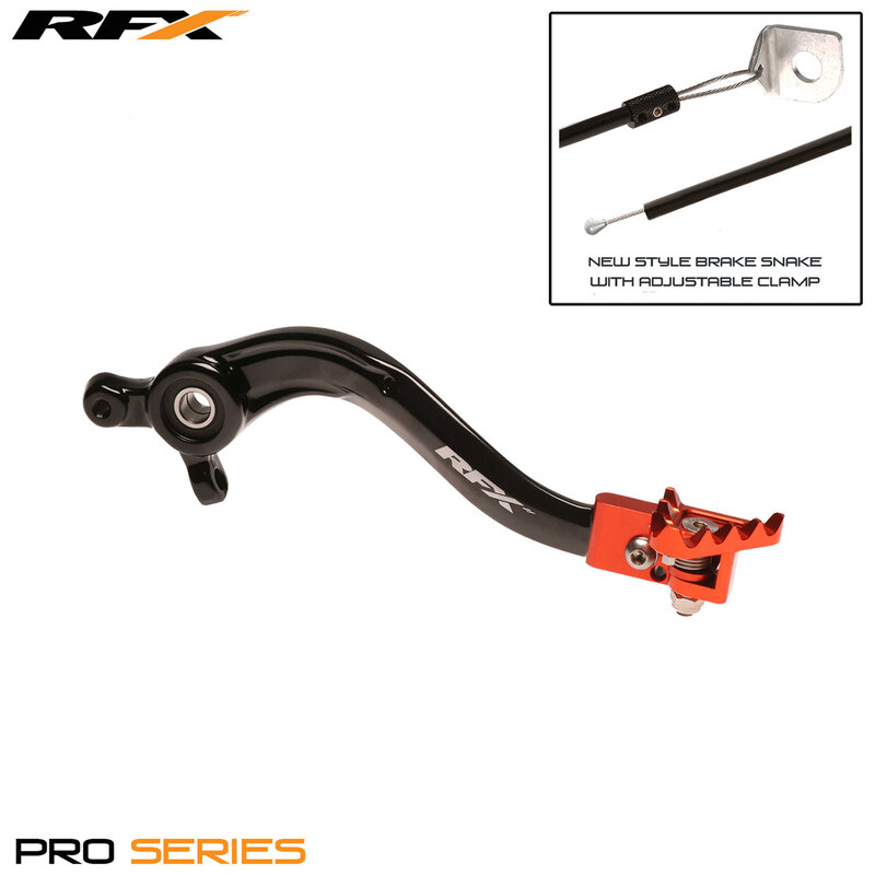 RFX Pro FT Rear Brake Lever (Black/Orange) )-image-931347805
