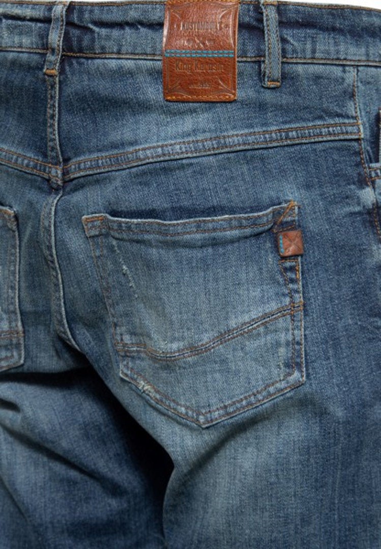 King Kerosin Robin Special Wash Jeans 32 Standard Figure 4