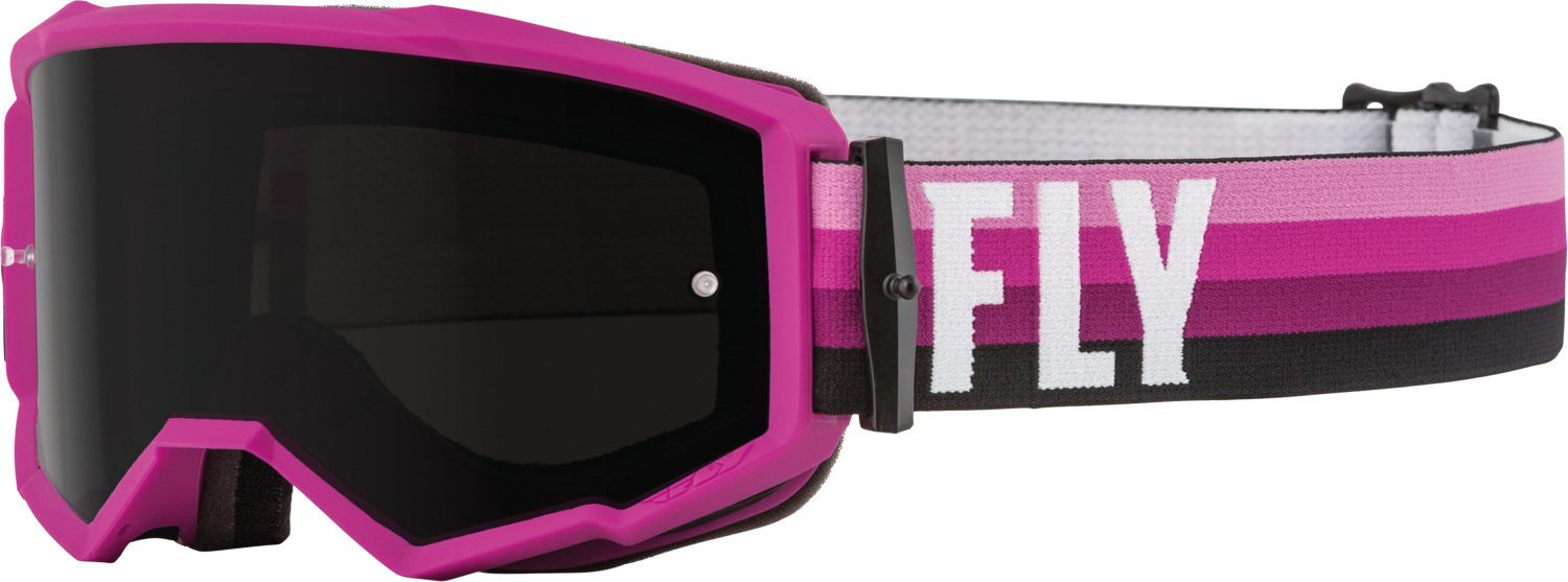 Fly Racing Zone Ochelari de motocross Negru/roz Figura 1