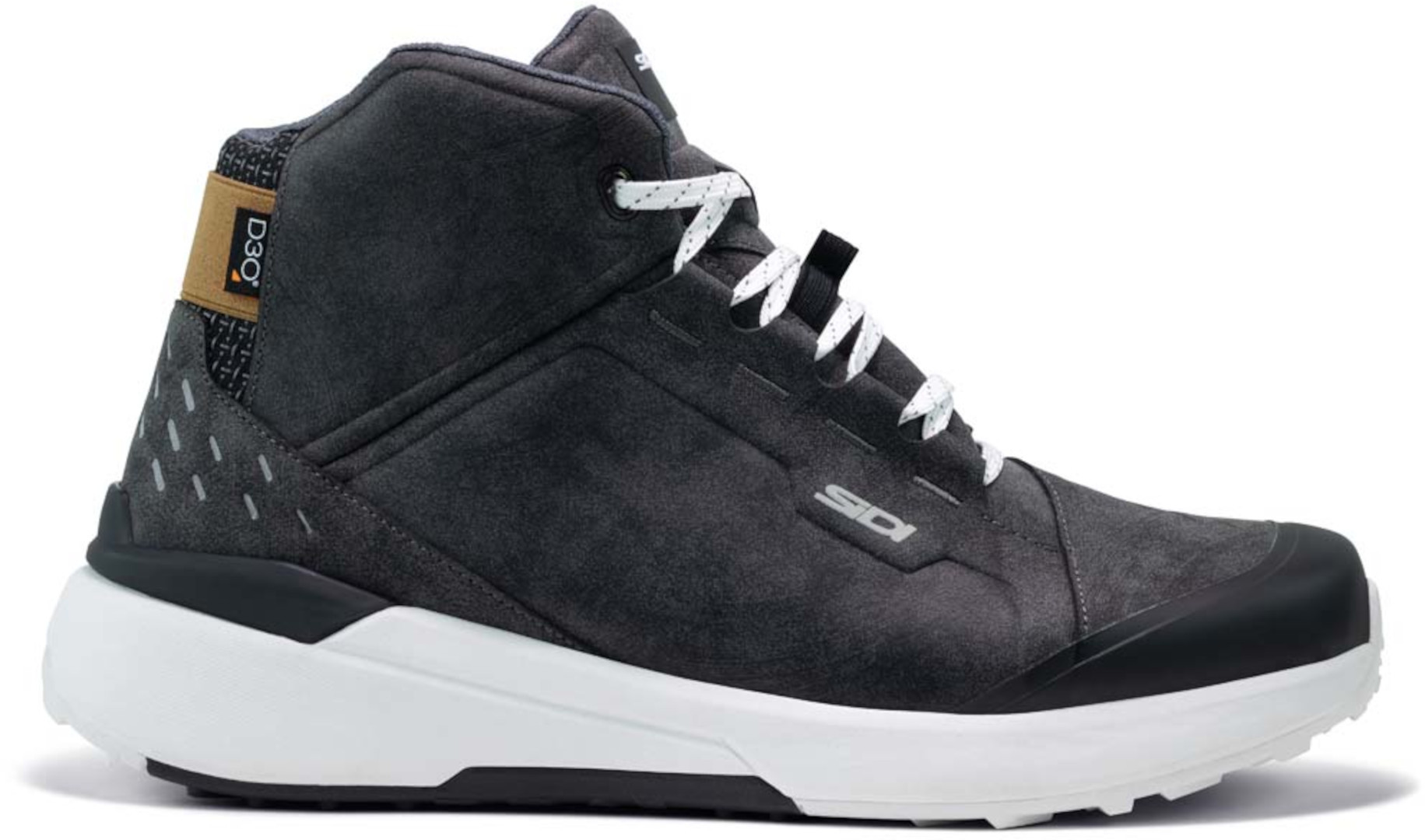 Sidi Nucleus Suede vandtætte motorcykelsko Sort/hvid 50 Figur 1
