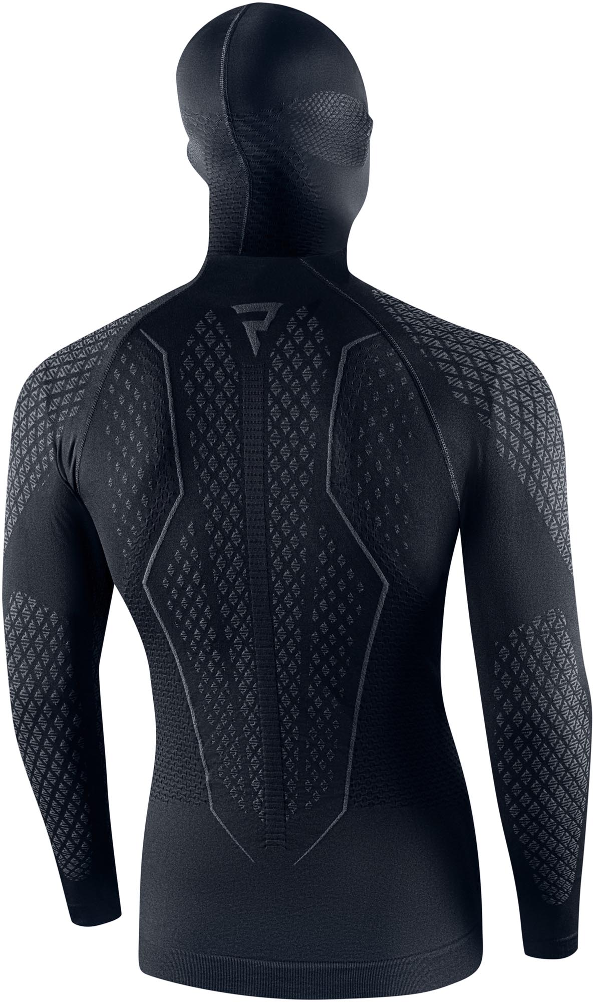 Rebelhorn Therm 2 Cămașă funcțională cu mânecă lungă și cagulă Negru/gri XS/S Figura 2