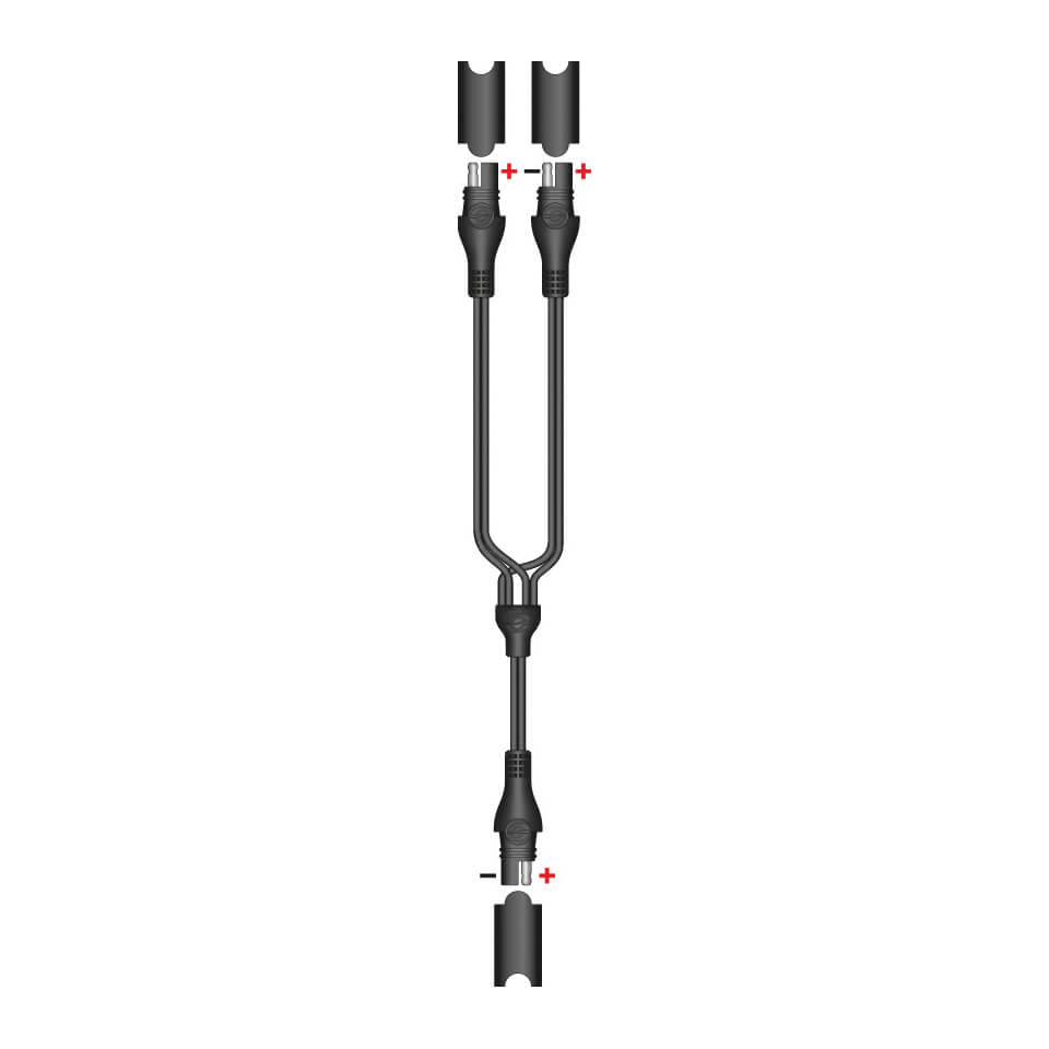 OPTIMATE Y-Splitter ohne Sicherung, SAE-Stecker Figura 1 OPTIMATE Y-Splitter ohne Sicherung, SAE-Stecker Figura 1